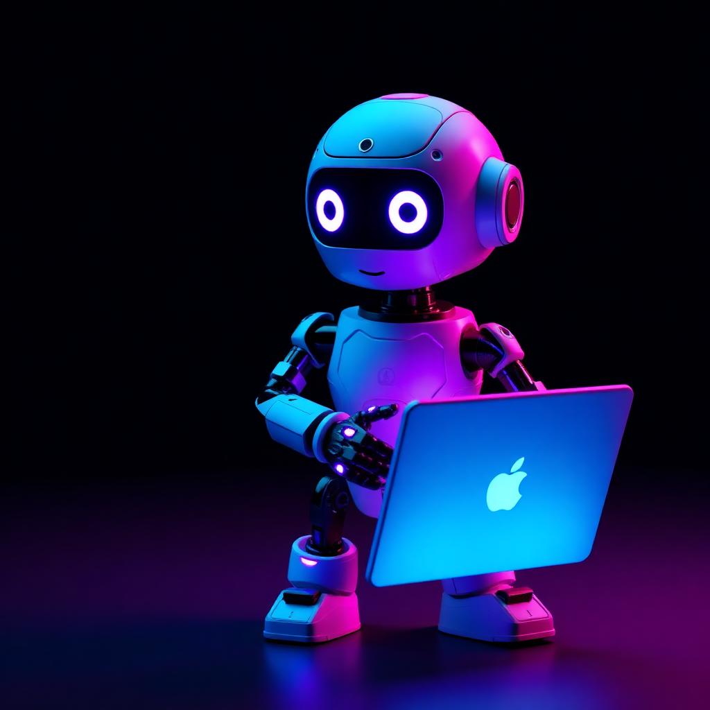 Friendly AI assistant robot